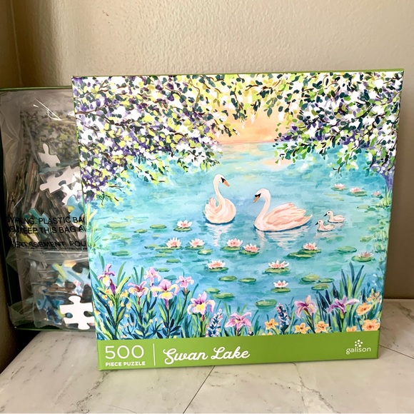 Galison Other - galison swan lake 500 piece puzzle